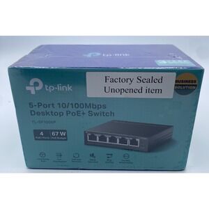 TP-Link TL-SF1005P 5-Port 10/100Mbps Desktop Switch with 4-Port PoE+